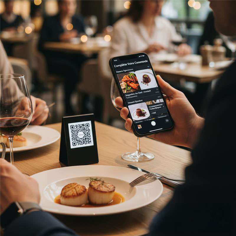 QR Code à table